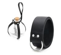 Sac banane médiéval en cuir avec bouteille de potion en liège pour Halloween, sac de taille médiéval, CST009 1, Taille unique, Beauté de masse