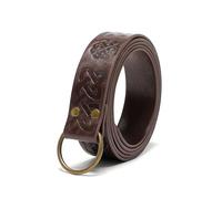 Sac banane médiéval en cuir synthétique - Porte-monnaie - Sac banane pour LARP - Costume - Cadeaux - Sac banane, Fas054cf, Taille unique, Mass Beauty