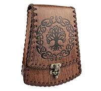 Sac banane médiéval en cuir vintage gaufré sac à la taille pièce sac à main en cuir sac de taille pour hommes femmes Halloween cosplay sac ceinture cosplay, d, Taille unique, Beauté de masse