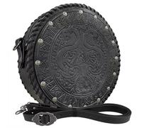 Sac banane médiéval en relief avec ceinture en cuir - Pochette latérale en cuir - Accessoires de costume médiéval pour femme - Accessoire de festival, a, Taille unique, Beauté de masse