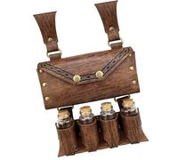 Sac banane médiéval en relief - Pochettes de taille - Sac de taille vintage - Sac de taille médiéval en cuir, marron clair