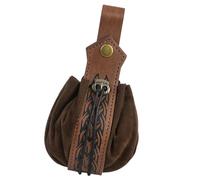 Sac banane médiéval Renaissances Accessoires de costume LARP Sac banane, marron clair