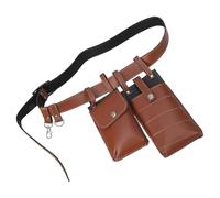 Sac banane médiéval vintage en cuir avec ceinture en cuir, poches latérales pour téléphone, pour homme et femme, messager d'Halloween, Marron jaunâtre., Taille unique, Beauté de masse