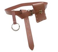 Sac banane médiéval vintage poches ceinture sac banane LARP Renaissance accessoires de costume femme homme cuir Fannys Pack, Sac banane marron