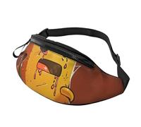 Sac banane mignon avec imprimé tronçonneuse avec prise casque, sac banane personnalisé unisexe pour la course à pied, la randonnée, pour homme et femme, Noir , Taille unique, Sacs à dos Sling