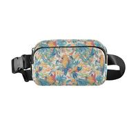 Sac banane mignon avec personnage de dessin animé et éléments de Noël rose pour homme et femme pour entraînement, course à pied, randonnée, Musique classique Reggae Color, 1 Size