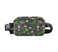 Sac banane mignon avec sangle réglable pour le shopping, le sport, le travail, Rex Dino Bones Roar, 1 Size