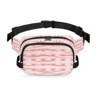 Sac banane mignon en forme de crabe pour femmes, hommes, filles, garçons, enfants, sac banane pour course à pied, sport, randonnée, couleur, XL, Organiseur de sac