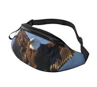 Sac banane mignon paresseux pour homme et femme, sac banane tendance, sac banane pour voyage, sport, marche, Aigle, Taille unique