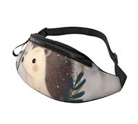 Sac banane mignon petit hérisson pour homme et femme Sac banane étanche pour le sport