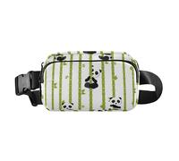 Sac banane mignon pour femmes, hommes, adolescents, résistant à l'eau, avec sangle réglable pour voyage, course à pied, randonnée, escalade panda géant, Panda géant escalade, Taille unique,