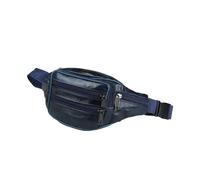 Sac banane minimaliste pour changer de portefeuille et sac de téléphone - Excellent savoir-faire - Convient pour homme, bleu, Beauté de masse