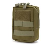 Sac Banane Molle léger en Nylon 600D, Pochette Tactique compacte pour l'extérieur, Les Premiers Secours et l'équipement (Green)
