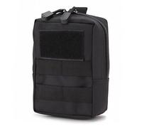Sac Banane Molle léger en Nylon 600D, Pochette Tactique compacte pour l'extérieur, Les Premiers Secours et l'équipement (Black)