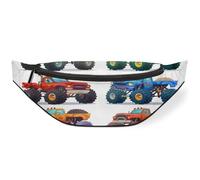 Sac banane Monster Trucks pour femmes, hommes, enfants, filles, garçons, sac banane pour voyage, sport, course à pied, couleur, M, Organiseur de sac