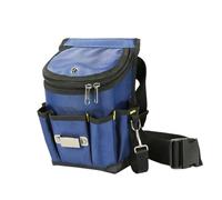 Sac banane multi-poches pour électricien pour tâches en haute altitude, pochette à outils Oxford 600D durable avec couvercle, ceinture réglable confortable, compatible avec les travaux de menuiserie