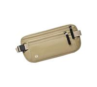 Sac banane multi-usage pour un usage quotidien et activités de plein air, portefeuille en tissu pratique bloquant l'usure pochette de sécurité, Kaki, Beauté de masse
