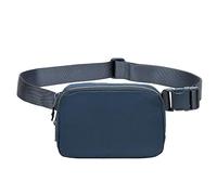 Sac banane multicouche étanche de grande capacité pour camping, pêche, sac banane multifonction, sac banane de sport, sac de taille portable pour course à pied, bleu marine