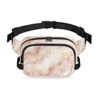 Sac banane multifonction avec texture marbrée pour voyage, sport, course à pied, sac banane pour femmes, hommes, enfants, filles, garçons, couleur, XL, Organiseur de sac