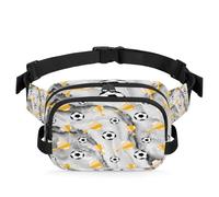 Sac banane multifonction en marbre pour voyage, sport, course à pied, trophée de football, sac banane gris marbré pour femmes, hommes, filles, garçons, couleur, XL, Organiseur de sac