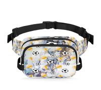 Sac banane multifonction en marbre pour voyage, sport, course à pied, trophée de football, sac banane pour femmes, hommes, filles, garçons, couleur, XL, Organiseur de sac