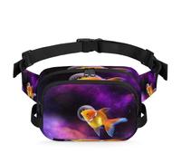 Sac banane multifonction Galaxy Gold Fish pour voyage, sport, course à pied, sac banane pour femme, homme, fille, garçon, couleur, XL, Organiseur de sac