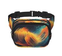 Sac banane multifonction imprimé Line Strokes - Unisexe - Tendance - Sac de rangement pour le sport et le voyage