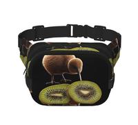 Sac banane multifonction imprimé rhinocéros à une corne, sac à bandoulière tendance unisexe, sac de rangement de sport de voyage