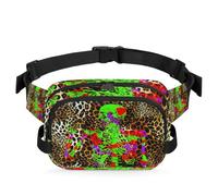 Sac banane multifonction motif tête de mort pour voyage, sport, course à pied, sac banane gothique pour femmes, hommes, filles, garçons, couleur, XL, Organiseur de sac