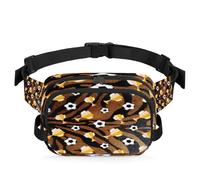 Sac banane multifonction motif trophée de football pour voyage, sport, course à pied, sac banane vintage pour femmes, hommes, filles, garçons, couleur, XL, Organiseur de sac