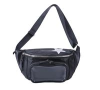 Sac banane multifonction pour filles - Poitrine transparente - Joli présentoir à épingles Itabag pour voyage quotidien - Bandoulière japonaise transparente, Noir , Beauté de masse