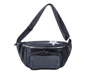 Sac banane multifonction pour filles - Poitrine transparente - Joli présentoir à épingles Itabag pour voyage quotidien - Bandoulière japonaise transparente, Noir , Beauté de masse