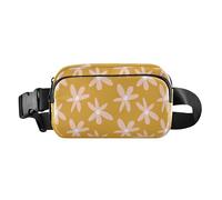 Sac banane multifonction pour homme et femme avec sangle réglable pour voyage, vacances, course à pied, pêche, vintage années 70, Peach Vintage années 70, 1 Size
