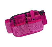 Sac banane multifonction pour outils de médecine - Sac pratique pour petite infirmière - Conçu pour les travailleurs de la santé - Ceinture utilitaire, Rose rouge.