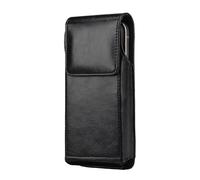 Sac banane multifonction pour téléphone, boucles à dégagement rapide, rangement multifonctionnel, essentiel, réglable, sac vertical noir, XXL, beauté massive