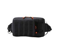 Sac banane multifonction pour voyage, sport, pêche, escalade, Noir