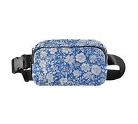 Sac banane multifonction résistant à l'eau pour homme et femme, sac banane pour voyage, course à pied, randonnée, fleurs d'automne, œillet jonquille, romarin, or rose, 09, 1 Size