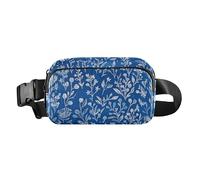 Sac banane multifonction résistant à l'eau pour homme et femme, sac banane pour voyage, course à pied, randonnée, fleurs d'automne, œillet jonquille, romarin, or rose, 07, 1 Size