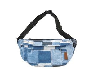 Sac banane multifonctionnel en denim avec sangle réglable pour femme et fille, bleu, Beauté de masse