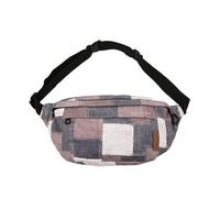 Sac banane multifonctionnel en denim avec sangle réglable pour femme et fille, marron, Beauté de masse