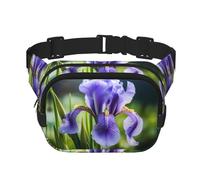 Sac banane multifonctionnel imprimé fleur nationale française sac besace unisexe tendance sac de rangement sport voyage