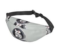 Sac banane multifonctionnel Mouse in The Hole pour homme et femme, sports de plein air, voyage, tendance et portable, noir, Comme indiqué sur la photo, Taille unique, Sac à dos de
