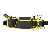 Sac banane multifonctionnel portable en tissu Oxford Ceinture à outils avec poches Rangement des outils de jardin Embout