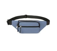 Sac banane multifonctionnel - Sac à bandoulière pour femme - Avec sangle réglable - Jolie ceinture pour les voyages quotidiens - Grande capacité - Joli sac à bandoulière, bleu ciel, Beauté de masse