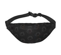 Sac banane mystérieux à trous noirs cosmiques. Léger et imperméable, adapté pour les voyages et l'utilisation quotidienne, design tendance, pour homme et femme.