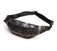 Sac banane New York Night pour femme et homme - Sac banane pour homme - Sac banane pour la course à pied - Style : 36 x 15 cm, Style :, 36*15cm