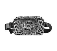 Sac banane noir et blanc Vortex pour l'extérieur, multicolore, Taille unique, Décontracté