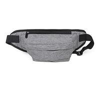 Sac banane noir pour hommes promenade de chien sac banane léger pour femme petit sac banane imperméable avec poches pour courir en plein air sport gym randonnée S, gris, Taille unique, Sacs à dos de