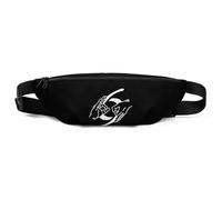 Sac Banane Noir - Style Urbain et Pratique - Accessoire Streetwear Polyvalent Unisexe - Compact, Confortable et Tendance - Sacoche Homme Banane - 69 LA TRIK (Noir)