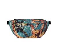 Sac banane Octopus Attack Diver - Sac banane pour homme et femme - Pour l'extérieur, le sport, la randonnée, les voyages, multicolore, Taille unique, Sac à dos de